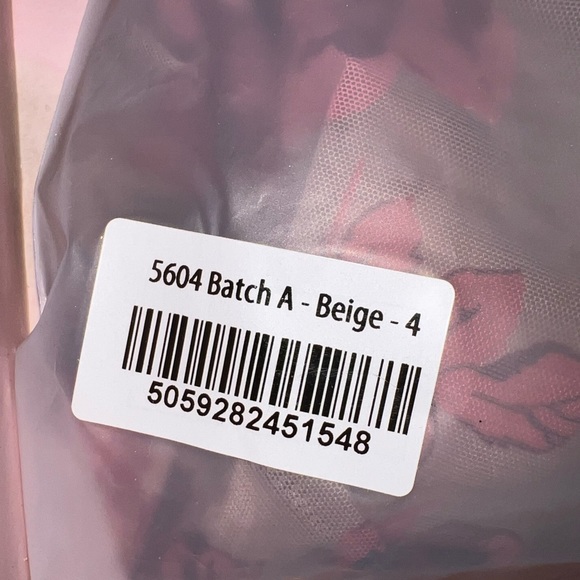 Oh Polly. 2 Piece Co-ord. Frill Hem & Ruched Mini Skirt. Beige Floral Print - Picture 6 of 7